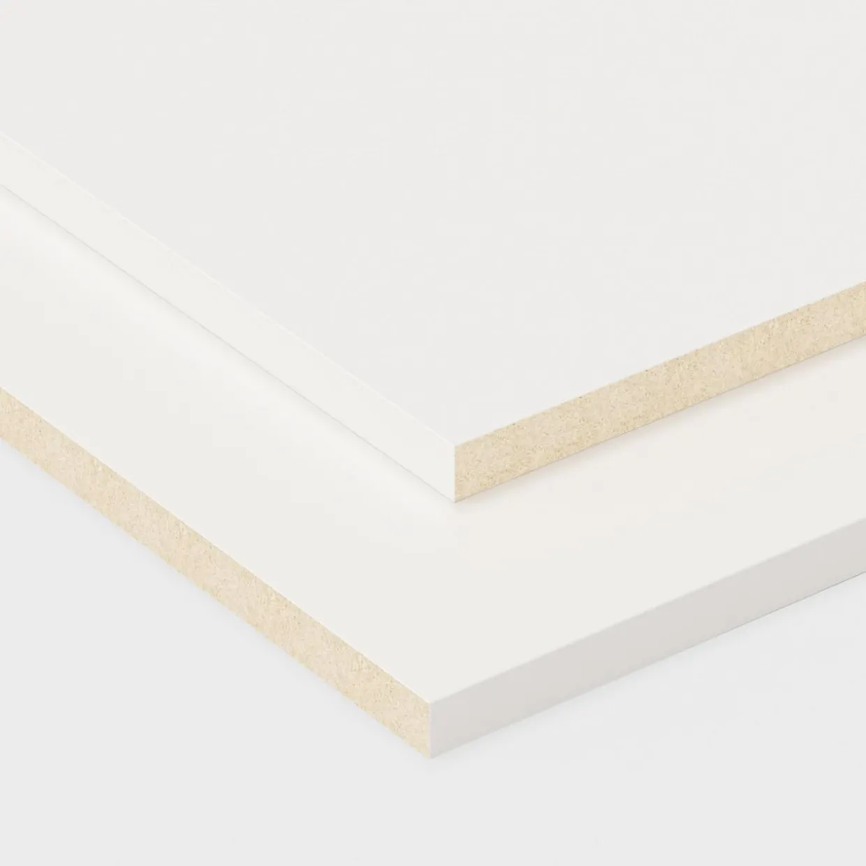 Komplet 2 półek białych 100 cm ADBOX S