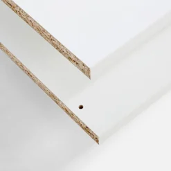 Komplet 2 półek do szafy 2-drzwiowej BEN biały