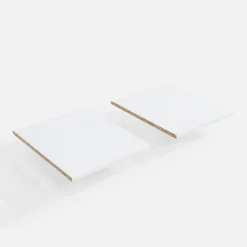 Komplet 2 półek do szafy 1-drzwiowej BEN biały