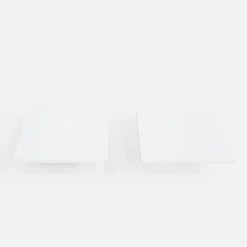 Komplet 2 półek do szafy 1-drzwiowej BEN biały