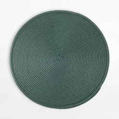 Komplet 2 podkładek stołowych zielone 38 cm