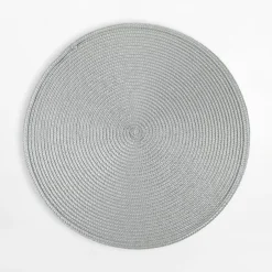 Komplet 2 podkładek stołowych szare 38 cm