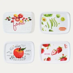 Komplet 3 pojemników do żywności 600 ml MIX