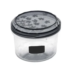 Komplet 3 pojemników RUKOLA z etykietkami tablicowymi