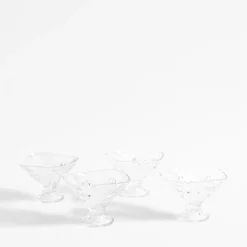 Komplet 4 pucharków do lodów BOHEMIA PRESTIGE