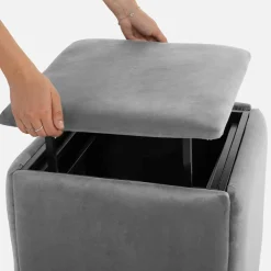 Komplet 5 pufów welurowych KREATYVA