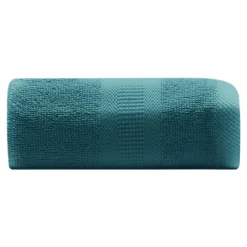 Komplet 3 ręczników bawełnianych turkus 30x30 cm