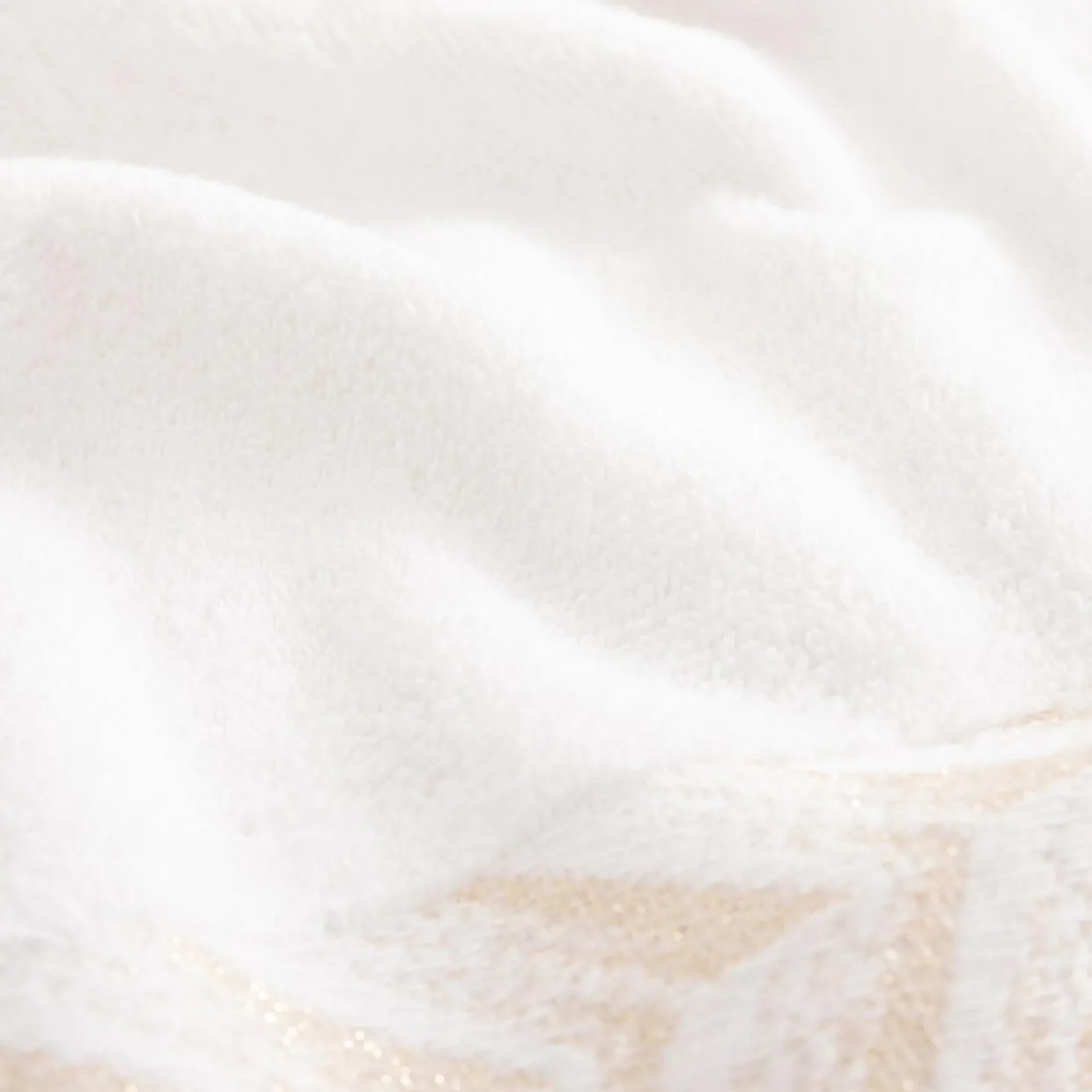 Komplet 2 ręczników biały/granatowy GLOW