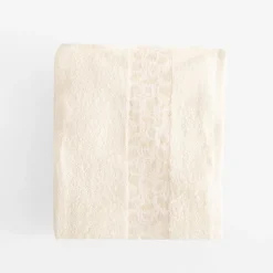 Komplet 2 ręczników kremowy/beżowy BLINK