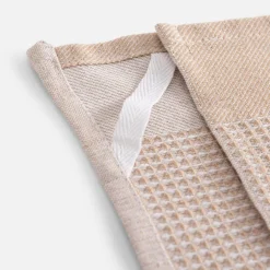 Komplet 2 ręczników kuchennych beżowe 40x60 cm