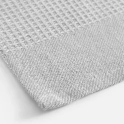 Komplet 2 ręczników kuchennych jasnoszare 40x60 cm