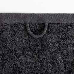 Komplet 2 ręczników srebrny/stalowy BLINK