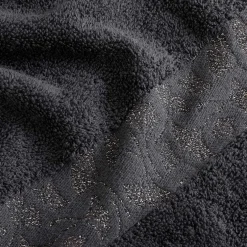 Komplet 2 ręczników srebrny/stalowy BLINK