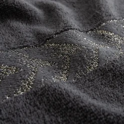 Komplet 2 ręczników srebrny/stalowy GLOW 50x90 cm