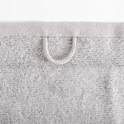 Komplet 2 ręczników srebrny/stalowy GLOW 50x90 cm