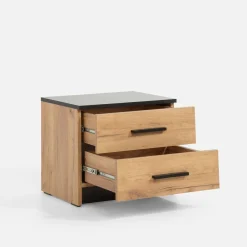 Komplet 2 szafek nocnych z szufladami MALI