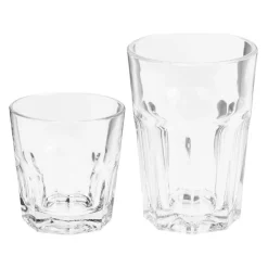 Komplet 12 szklanek 250 ml + 360 ml