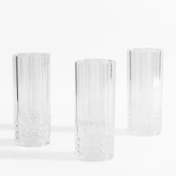 Komplet 3 szklanek plastikowych 425 ml