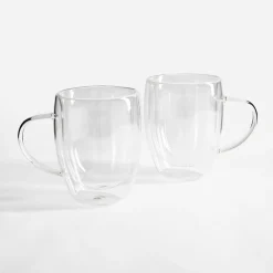 Komplet 2 szklanek termicznych z uchem 350 ml