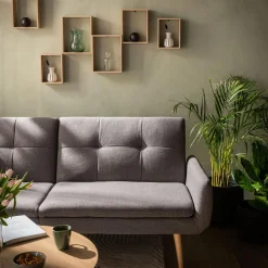 Komplet 3 szt. półek ściennych prostokątnych