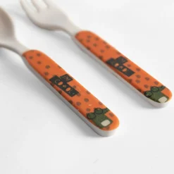 Komplet 2 sztućców dla dzieci KROKODYL widelec i łyżka