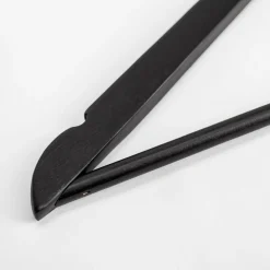 Komplet 4 wieszaków drewnianych, czarne