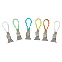 Komplet 6 zawieszek do ręczników z klipsem