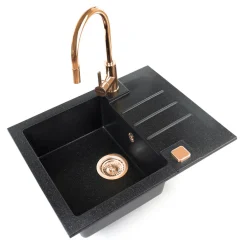 Komplet - zlewozmywak CANTO 30 ROYAL z baterią QUEEN