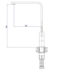 Komplet - zlewozmywak CANTO 130 z baterią GALLA i matą ALLROUND beton