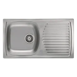 Komplet - zlewozmywak SNOW 170 z baterią FLUO