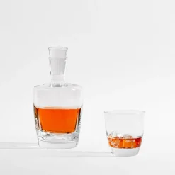 Komplet do whisky AMBER, 7 elementów