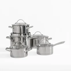 Komplet garnków na indukcję MISTRAL, 10 el.