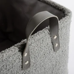 Komplet koszy do przechowywania szare, 3 sztuki