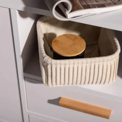 Komplet koszy do przechowywania beż, 3 sztuki