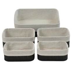 Komplet koszy do przechowywania, 5 sztuk