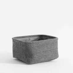 Komplet koszy do przechowywania szary, 3 sztuki