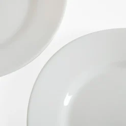 Komplet obiadowy biały PLUMI 18 el.