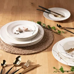 Komplet obiadowy glamour MARBRE 18 el.