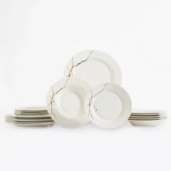 Komplet obiadowy glamour MARBRE 18 el.