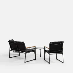 Komplet ogrodowy sofa, 2 fotele i stolik SOMEL