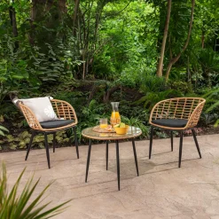 Komplet ogrodowy z technorattanu WILIONI