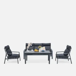 Komplet ogrodowy ze stołem LUUKA