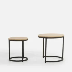 Komplet okrągłych stolików LYVENCE