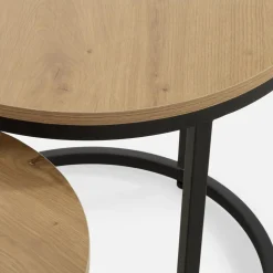 Komplet okrągłych stolików LYVENCE