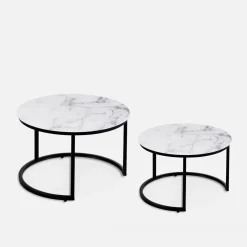 Komplet okrągłych stolików LIO TASILO