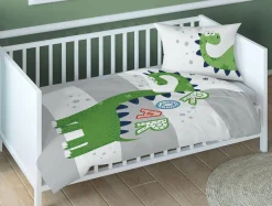 Komplet pościeli bambusowej, dinozaur 90x120 cm