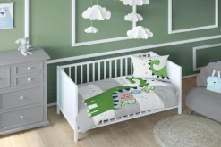 Komplet pościeli bambusowej, dinozaur 90x120 cm