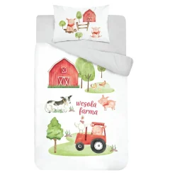 Komplet pościeli bawełnianej FARMA 90x120 cm