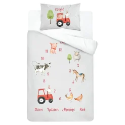 Komplet pościeli bawełnianej FARMA 90x120 cm