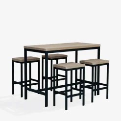 Komplet stołu barowego i 4 stołków OPTIMAXI